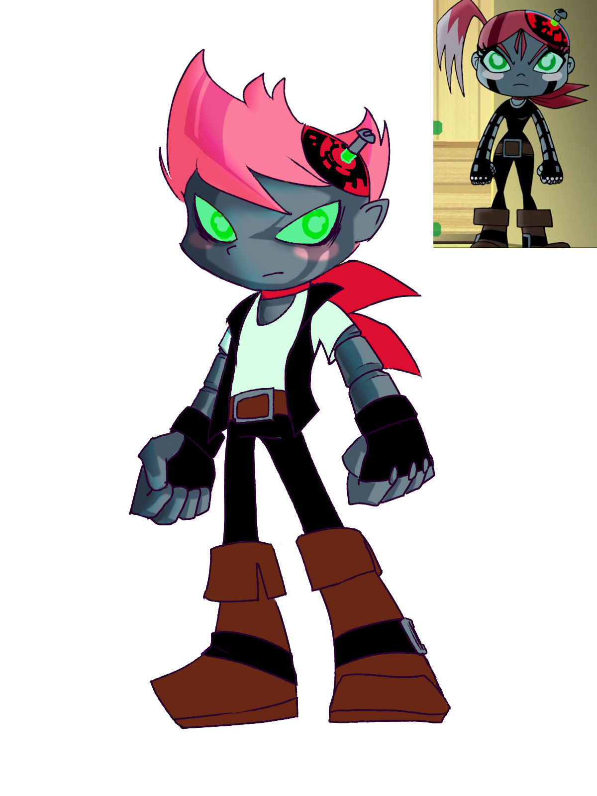 Iâm not saying that I started this whole swap thing just to give Chiro a bad boy redesign like one Jinmay gotâ¦ but I totally didâ¦